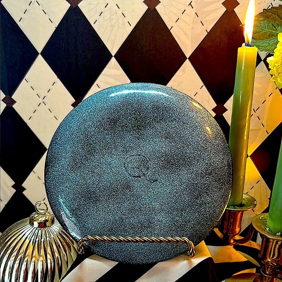 Copper Enamel Art Plate | Vibrant Hand-Fired Colors • One-of-a-Kind - Picture 4 of 17